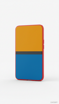 Polycarbonate case with matte grip