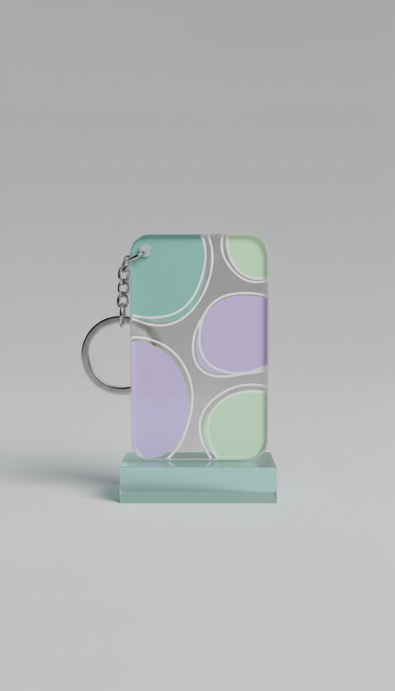Acrylic Keychain with Custom Print