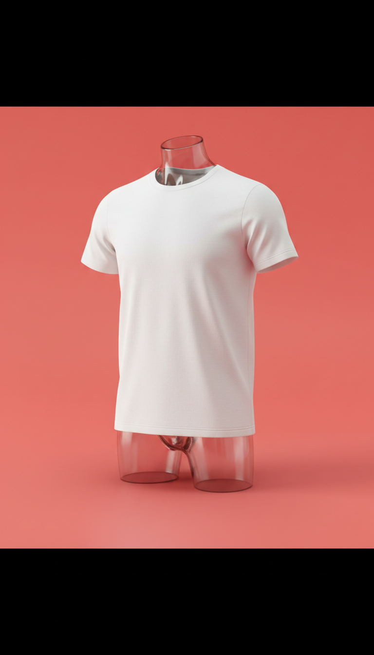 Customizable cotton blend t-shirt