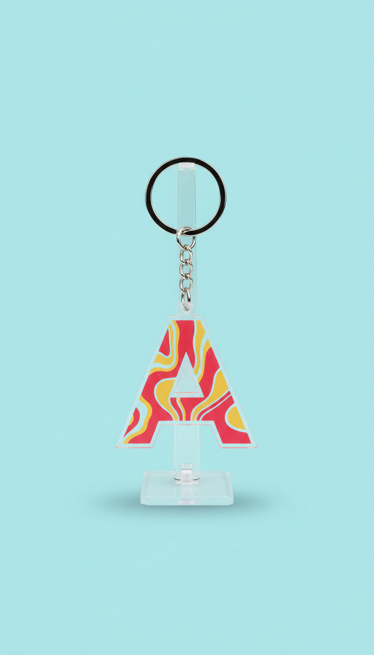 Personalized acrylic keychain
