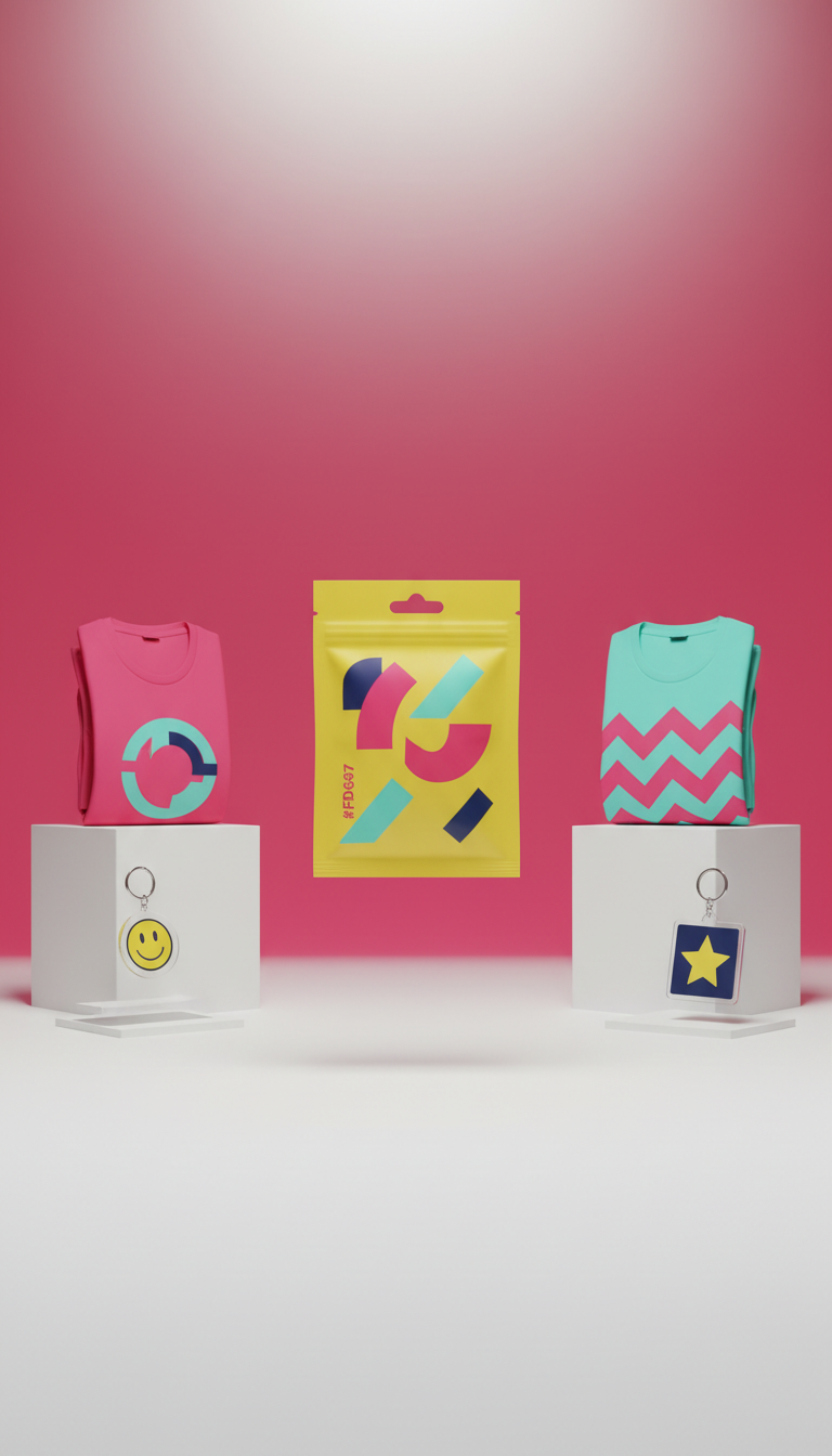 Yellow sticker pack with collectible designs