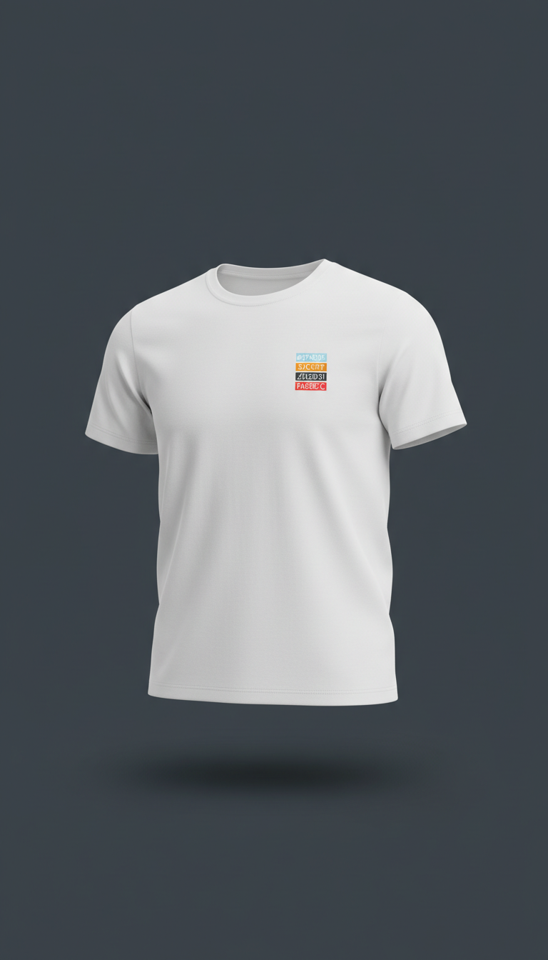 Cotton t-shirt with heavyweight feel