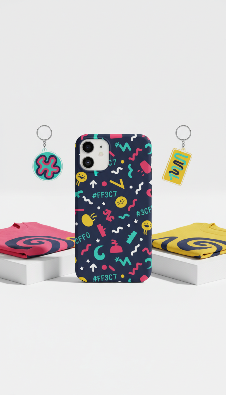 Navy mobile case with matte grip